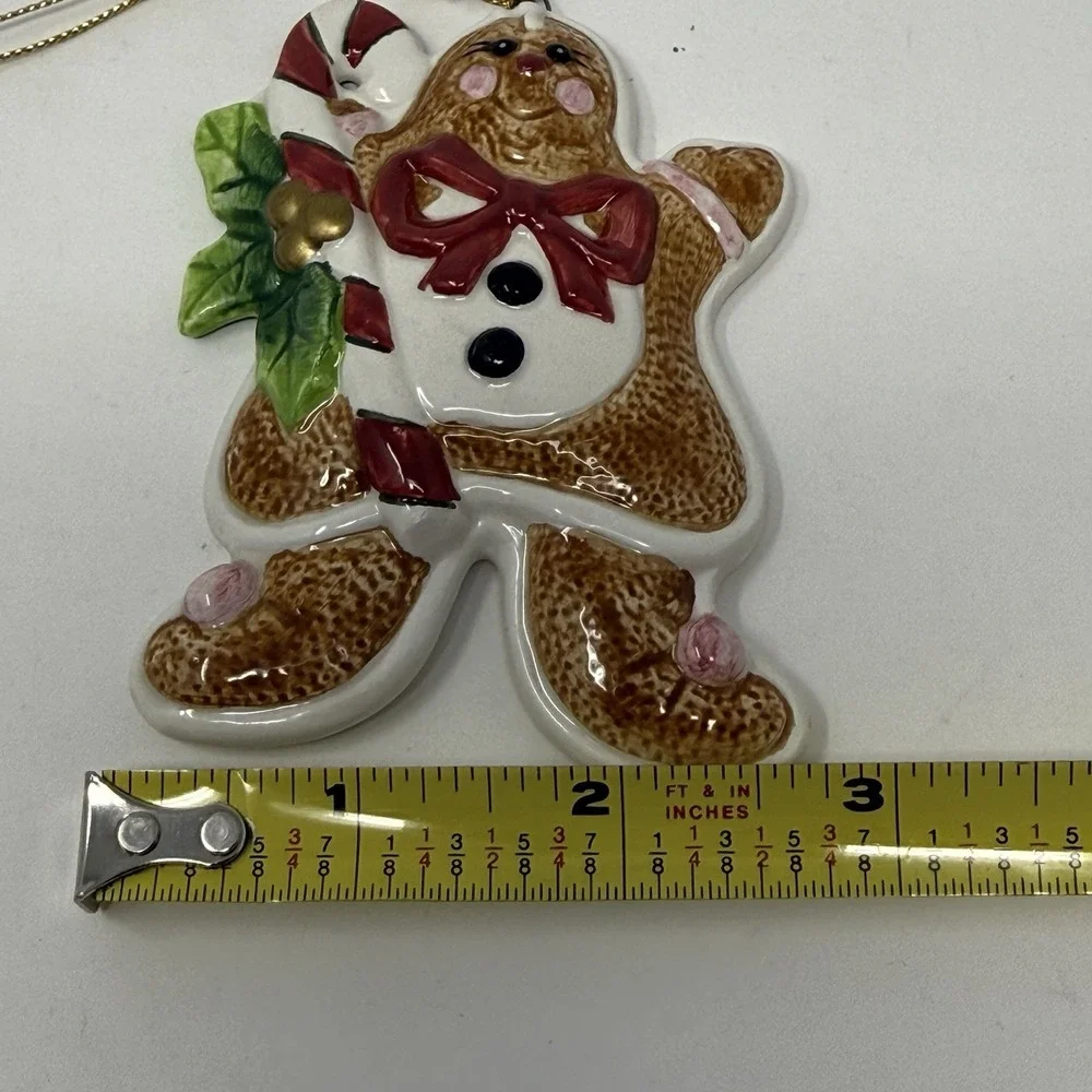 Fitz And Floyd Gingerbread Ornament - Heirloom Collection Sugar Plum